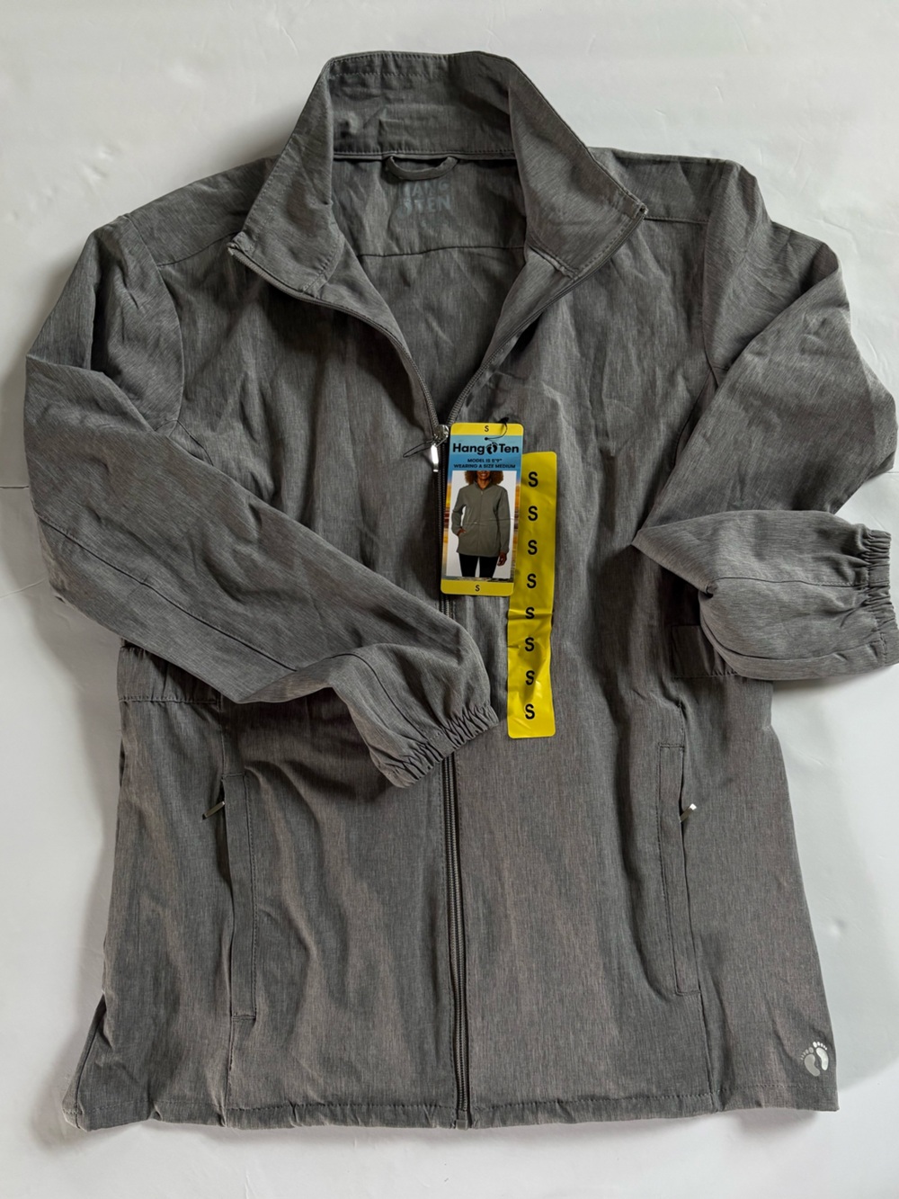 Women’s Hang Ten lightweight gray jacket